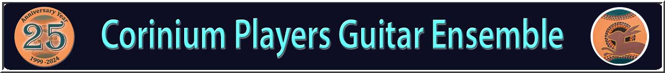 title="Corinium Players Guitar Ensemble are a group of over 50, talented and successful, classical guitarists of Primary school age upwards, based in the Cotswolds and performing classical, Spanish, Latin and popular music."